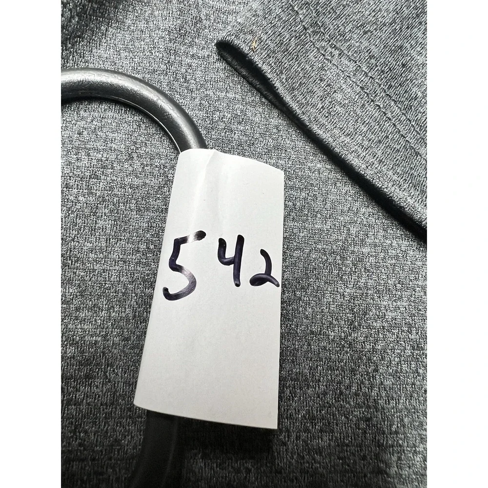 TapOut 1/4 Zip Pullover Men's Large Long Sleeve TapOut Spell Out Mock Neck Gray - Picture 12 of 12